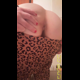 Miss Marilyn faces the camera in a leopard-print outfit in a bathroom, pulls it aside, and shows her ass. No pooping shown. Presented in 720P vertical HD format. About 3 minutes.